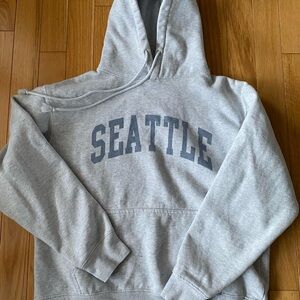 Brandy Melville Gray Seattle Hoodie